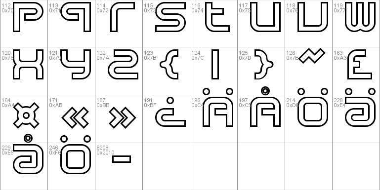 Sci Fied X Outline