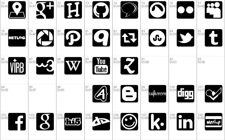 Social Icons - Pro Set