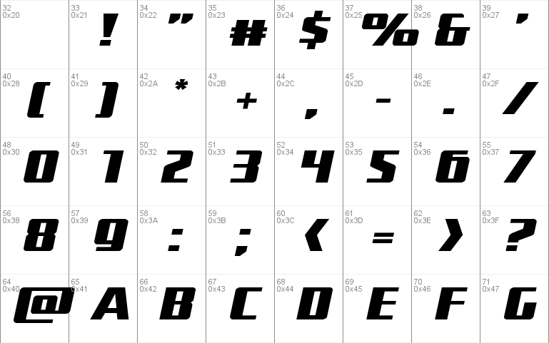 Subadai Baan Expanded Italic