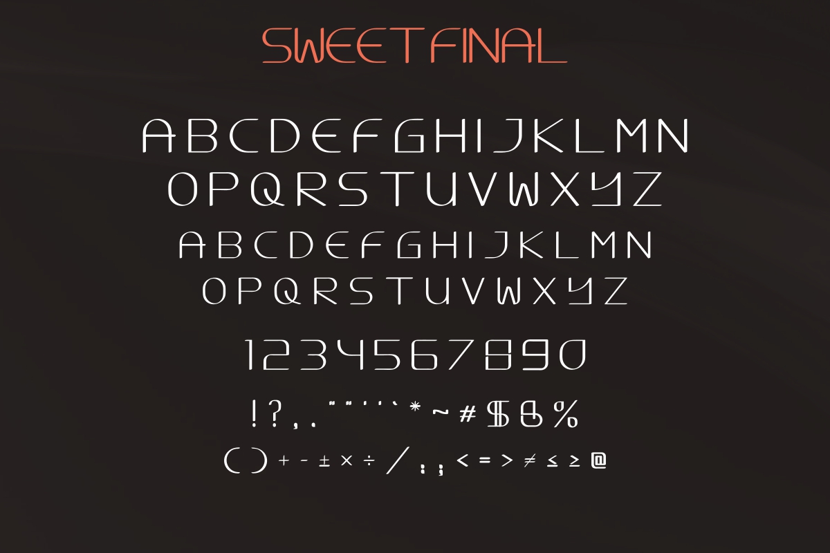 Sweet Final Demo Sans