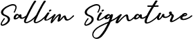 Sallim Signature italic