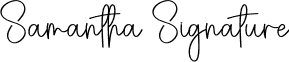 Samantha Signature