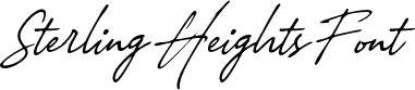 Sterling Heights Font