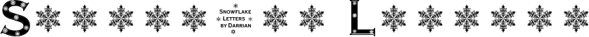 Snowflake Letters