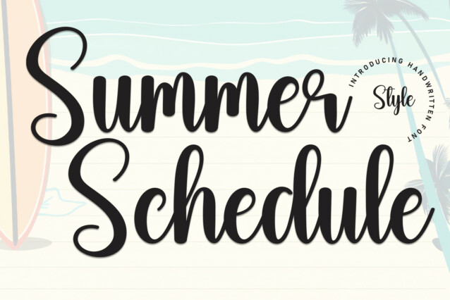 Summer  Schedule