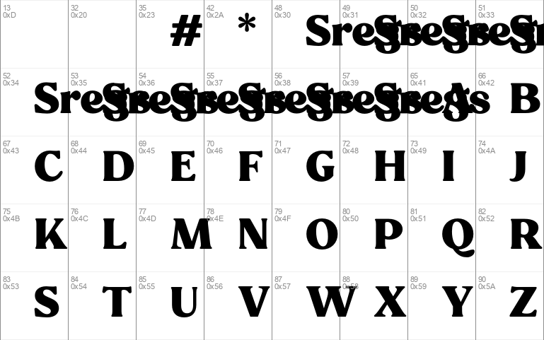 Sregs Serif Display Heavy