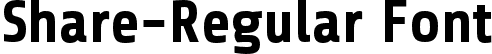 Share-Regular Font