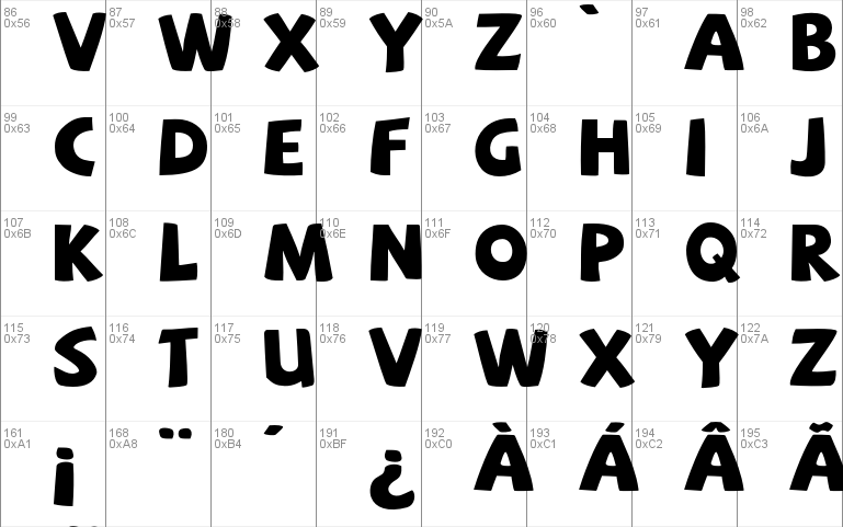 SAF Font