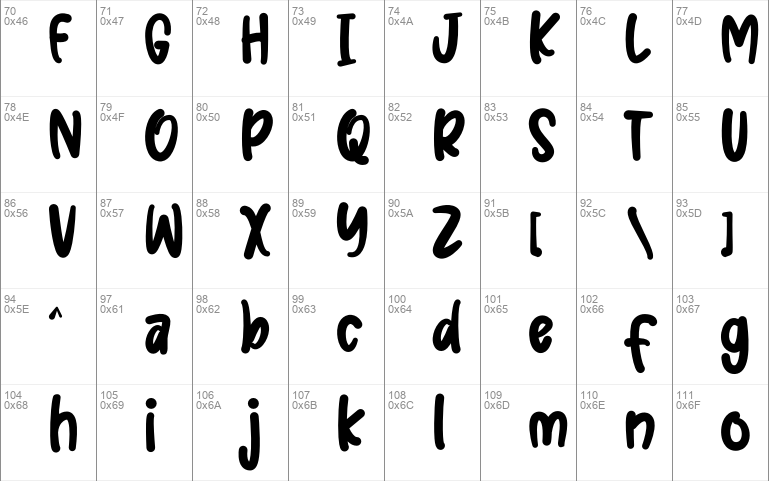 Smart Kidz Windows font - free for Personal