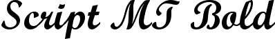 Script MT Bold