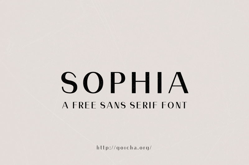 Sophia sans