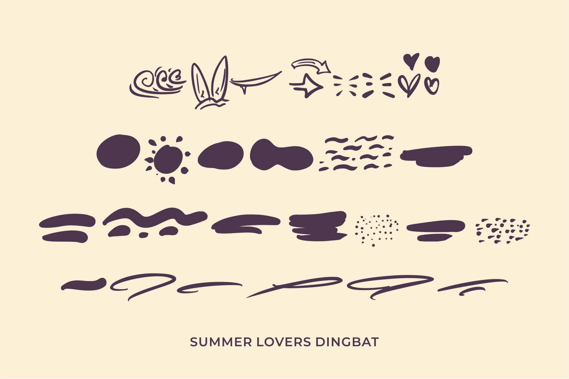 Summer Lovers Dingbat