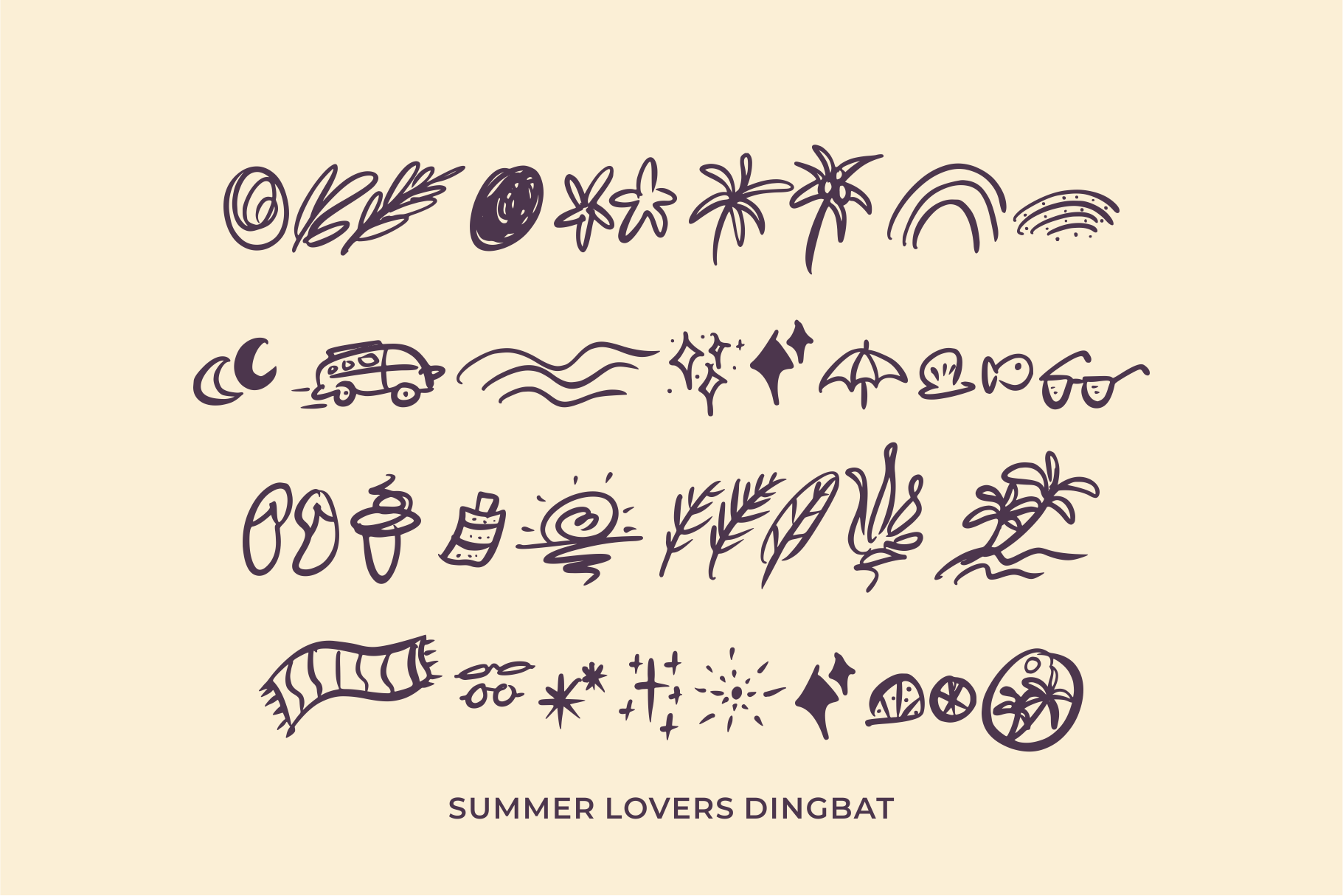 Summer Lovers Dingbat