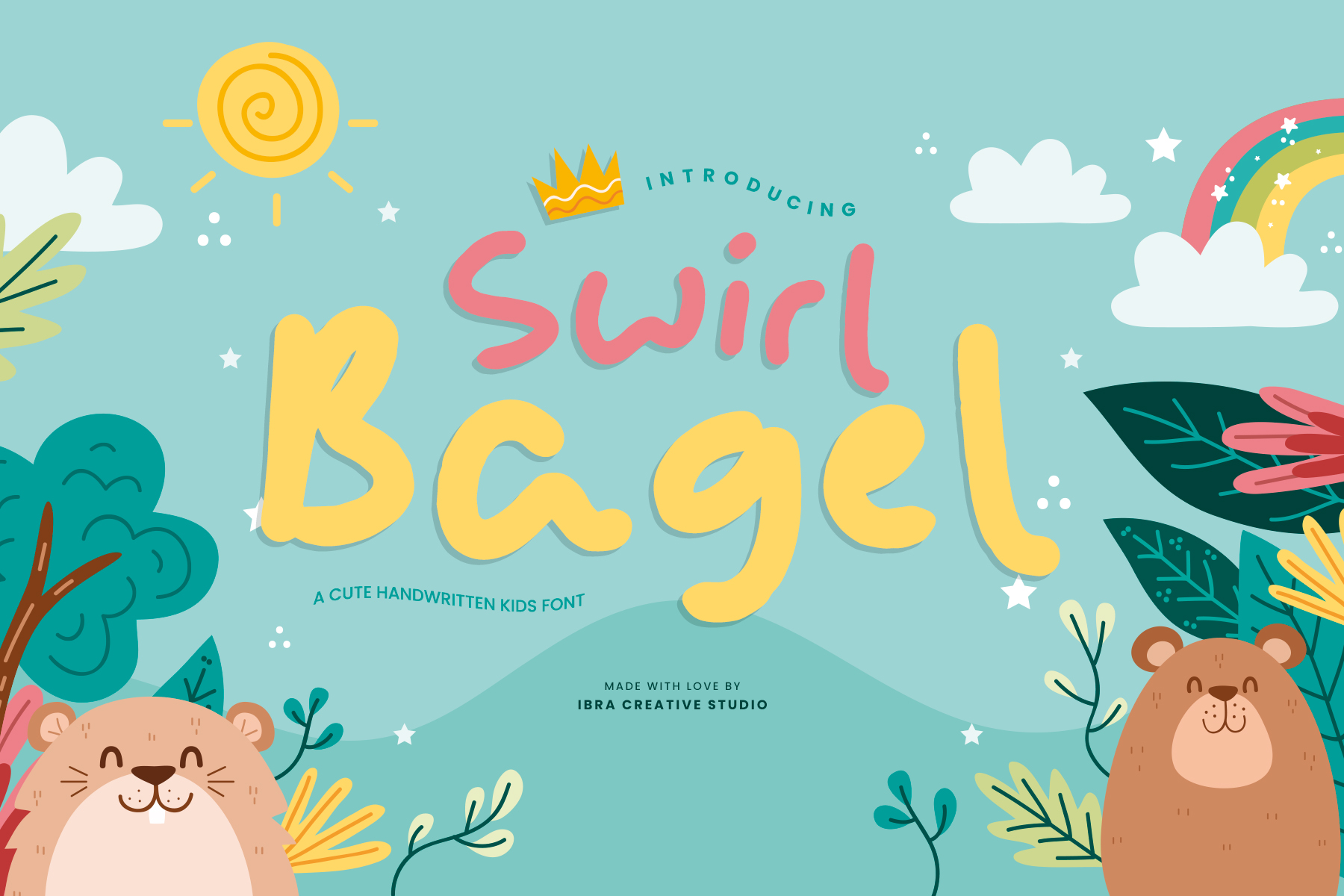 Swirl Bagel Personal Use