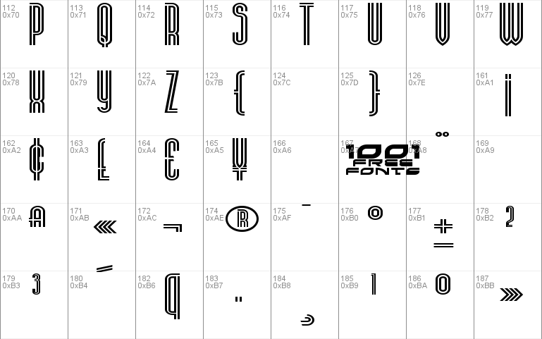 Stereovolna Font