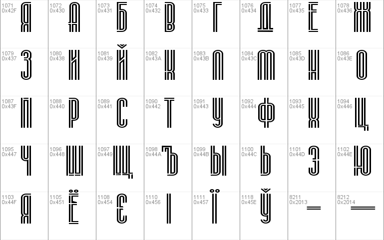 Stereovolna Font