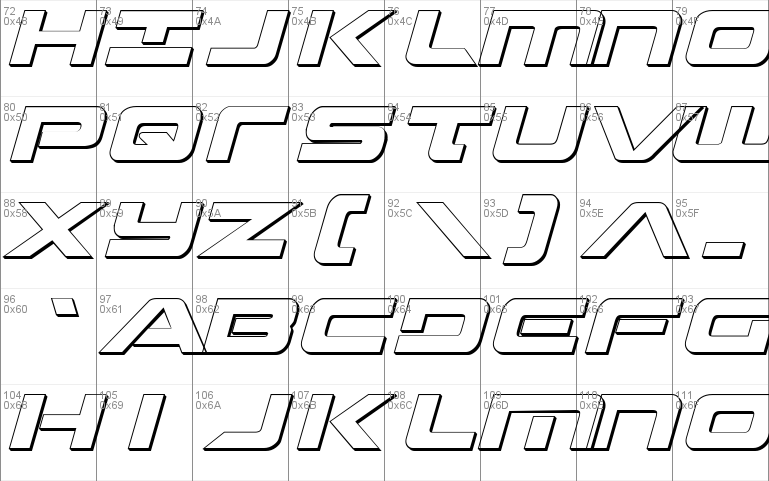 Strikelord 3D Italic