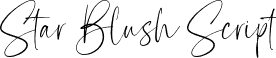 Star Blush Script