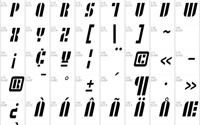 SF RetroSplice SC Condensed