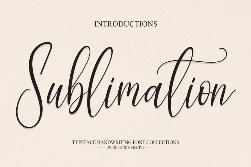 Sublimation