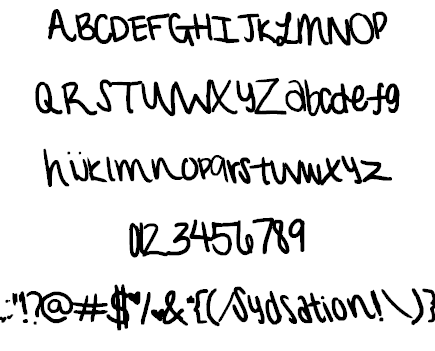 sydanators font!