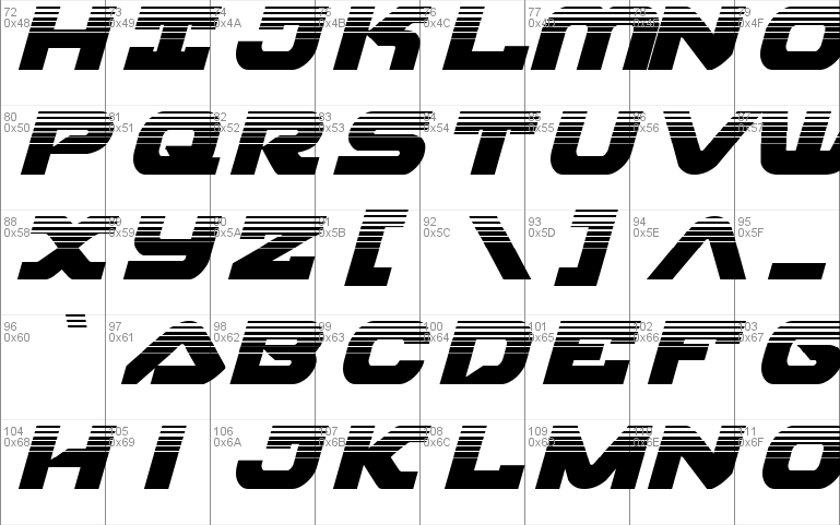 Skyhawk Halftone Italic