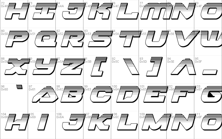 Skyhawk Platinum Italic