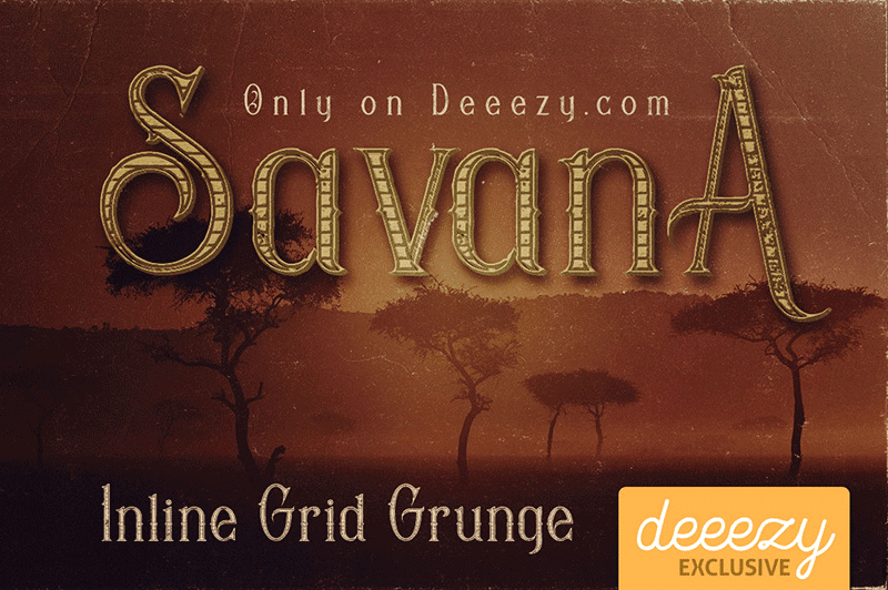 Savana Inline Grid Grunge