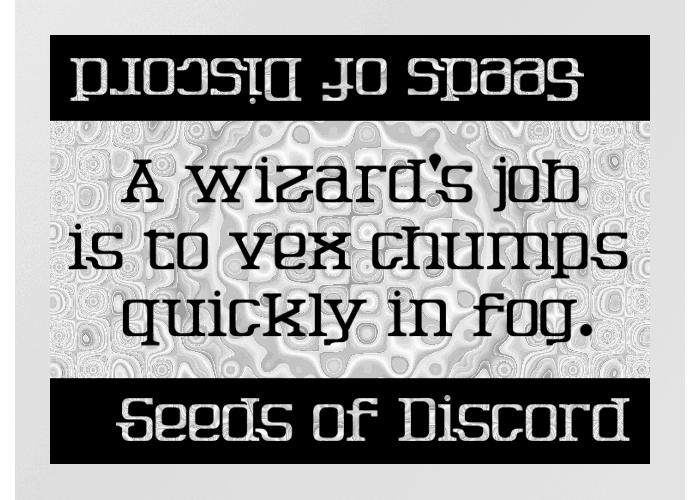Seeds Of Discord Font Free For Personal