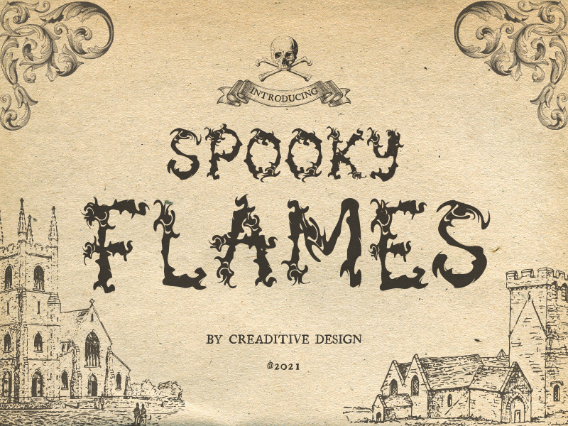 Spooky Flames - Personal Use