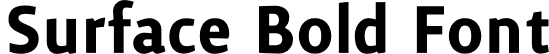 Surface Bold Font