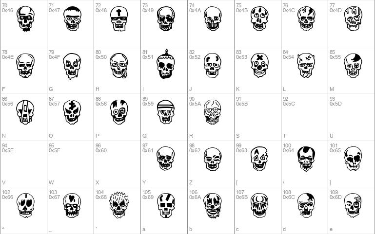 Skulls Party Icons