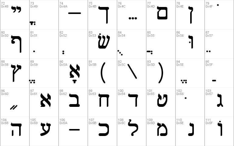 Shalom Old Style Windows font - free for Personal