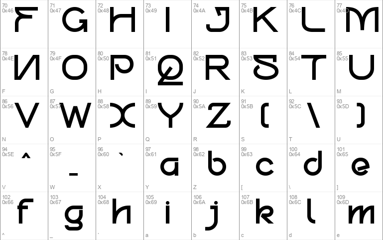 Sevenfold - Personal use Windows font - free for Personal