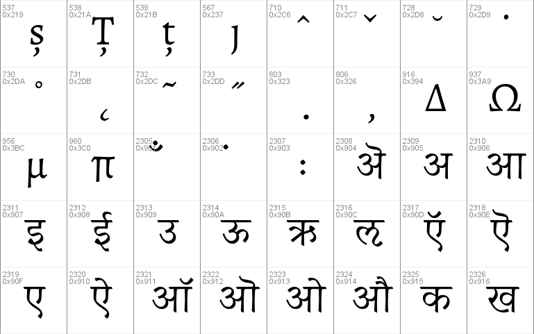 Sahitya Windows font - free for Personal