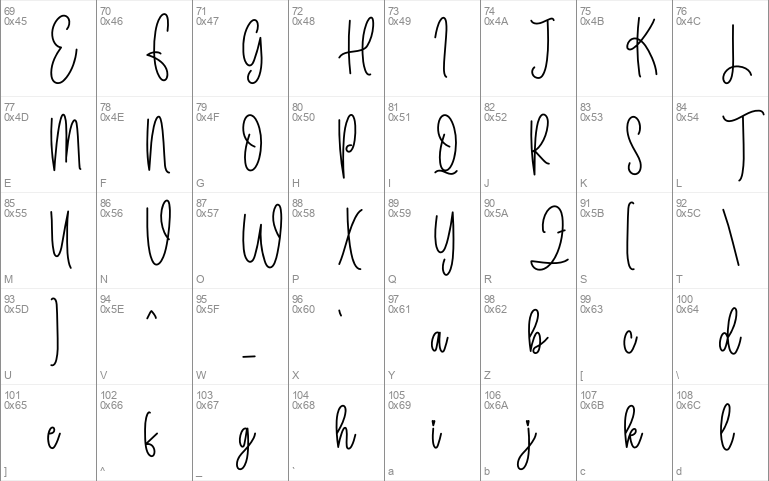 Sunflower Signature Windows font - free for Personal