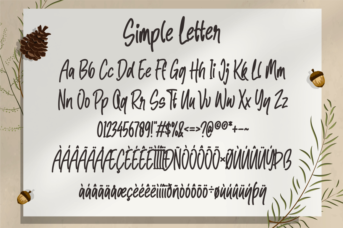 Simple Letter