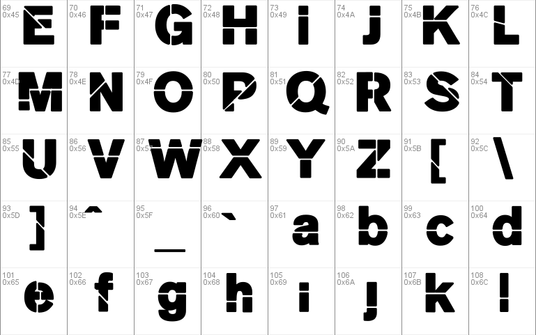 Stencil Sans