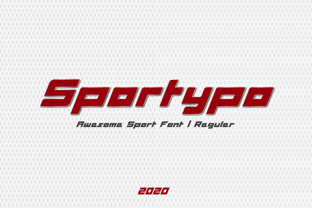 Download Free Sportypo Font Free For Personal Fonts Typography