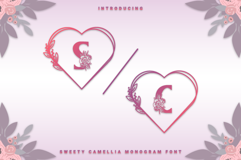 Sweety Camellia Monogram