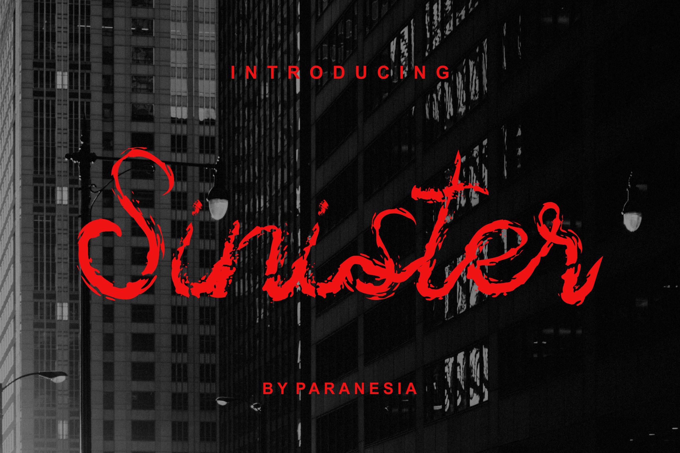 Sinister Brush Font Windows font - free for Personal