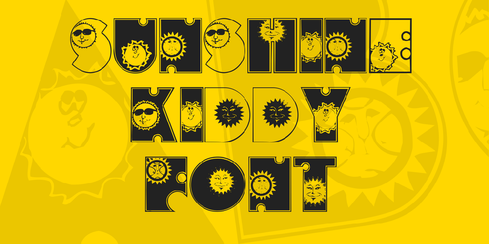 Sunshine Kiddy Font