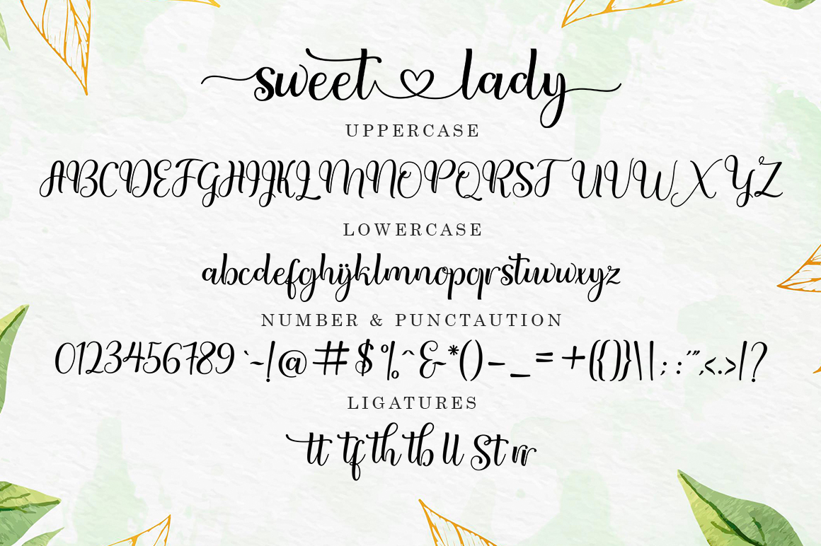 Sweet lady Script