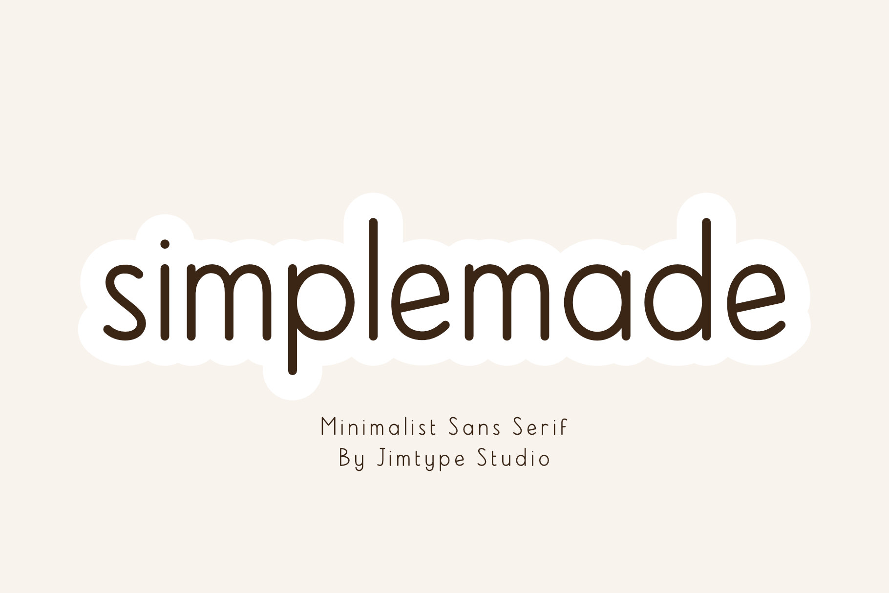 Simplemade Font DEMO