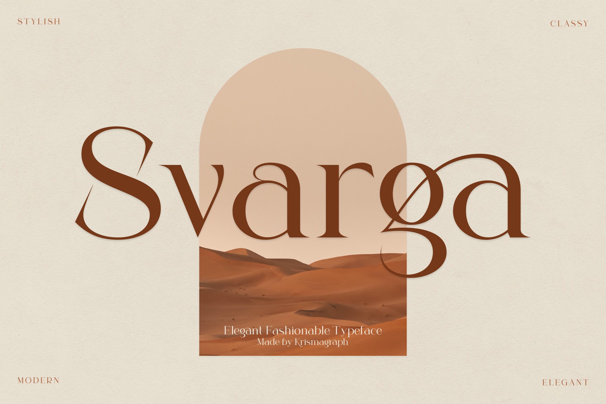 Svarga Typeface ( PERSONAL USE ONLY )