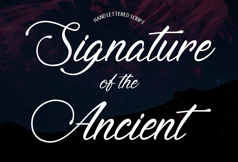 Signature Of The Ancient