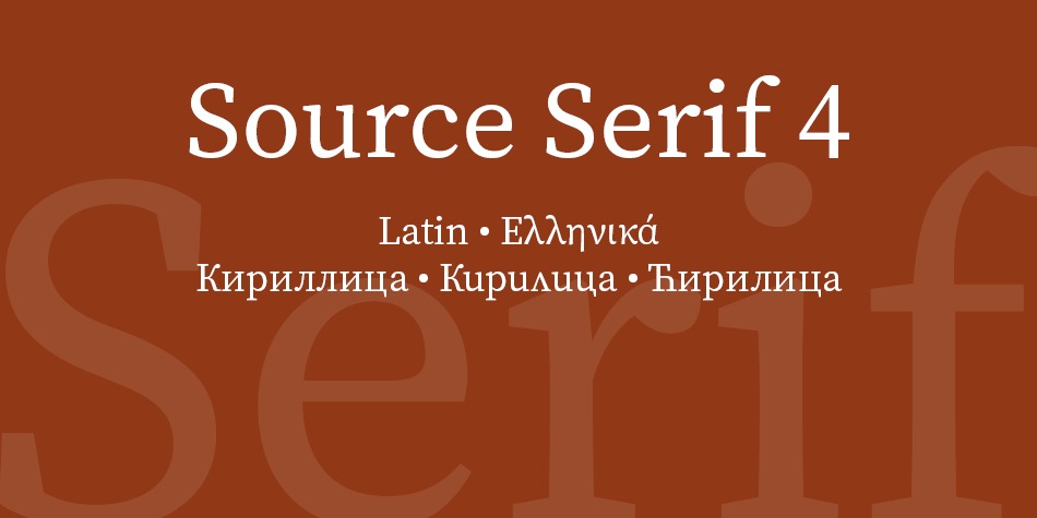 Source Serif 4 Black