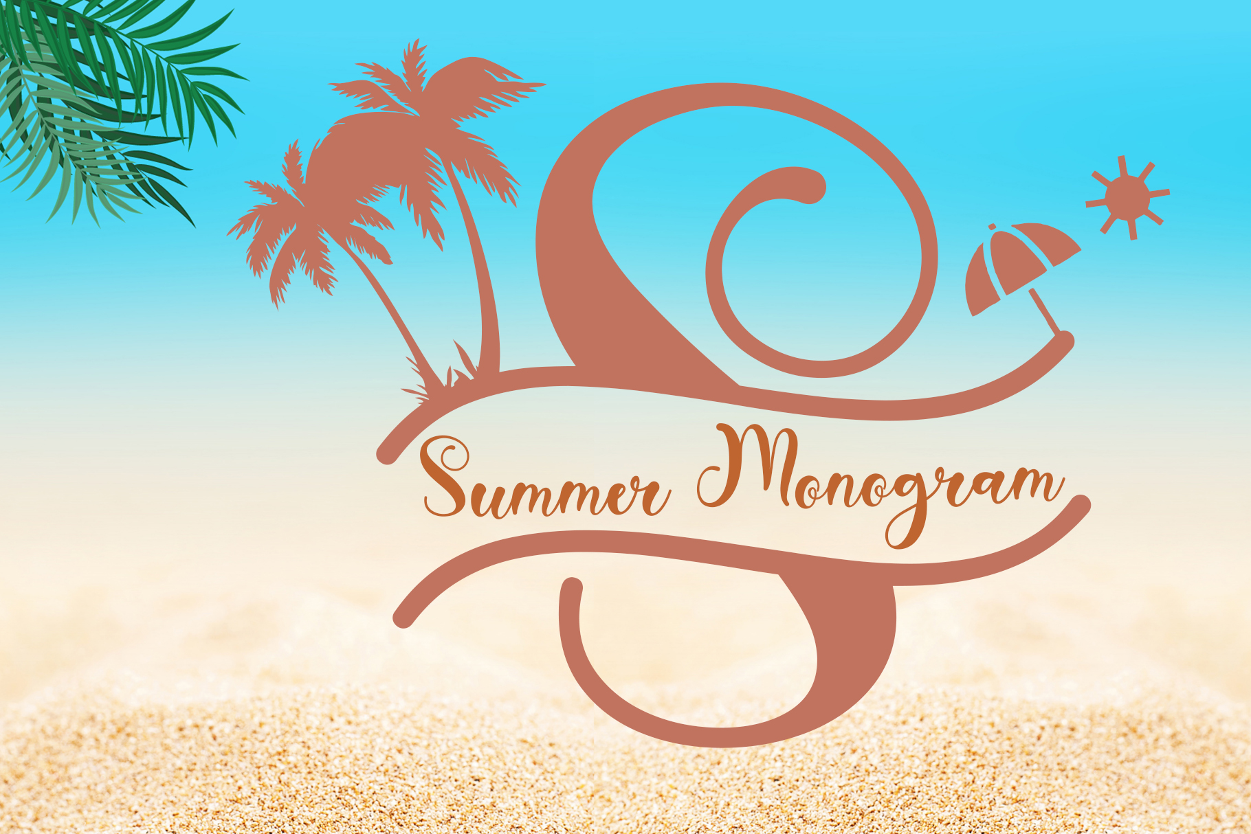 Summer Monogram - Personal Use