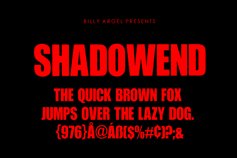 SHADOWEND PERSONAL USE