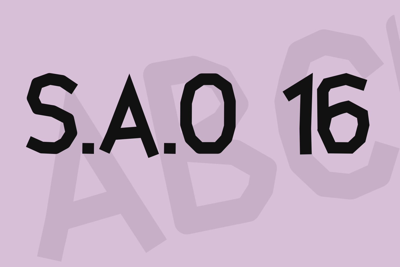 S.A.O 16